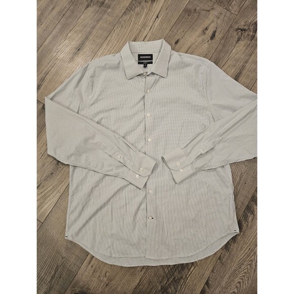 Bonobos Men's Button Up Shirt XL Long Sleeve Standard Fit Check - Picture 2 of 6